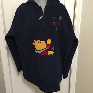 Disney Pooh Fleece Half ZIP Sweatshirt